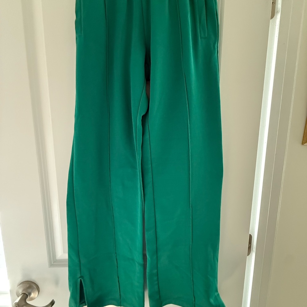 Zadig & Voltaire Green Wide Leg Pants